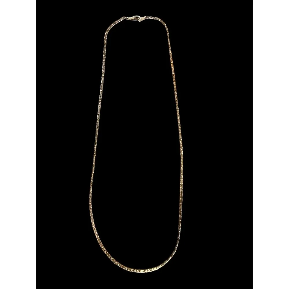 Vintage 14KGP Gold‎ Plated Link chain Necklace 20